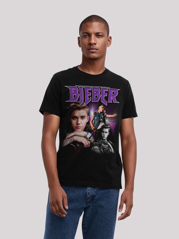 T-Shirt 'Justin Bieber Iconic' F4NT4STIC en noir