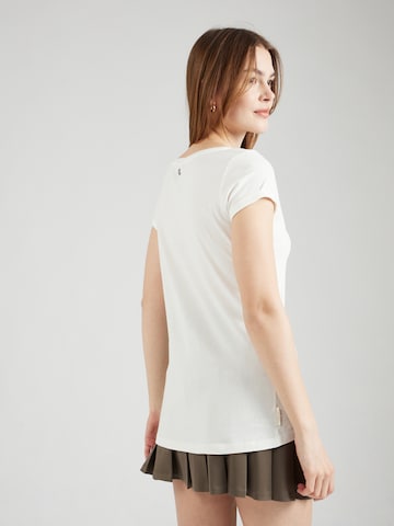 Ragwear T-Shirt 'FLLORAH' in Weiß