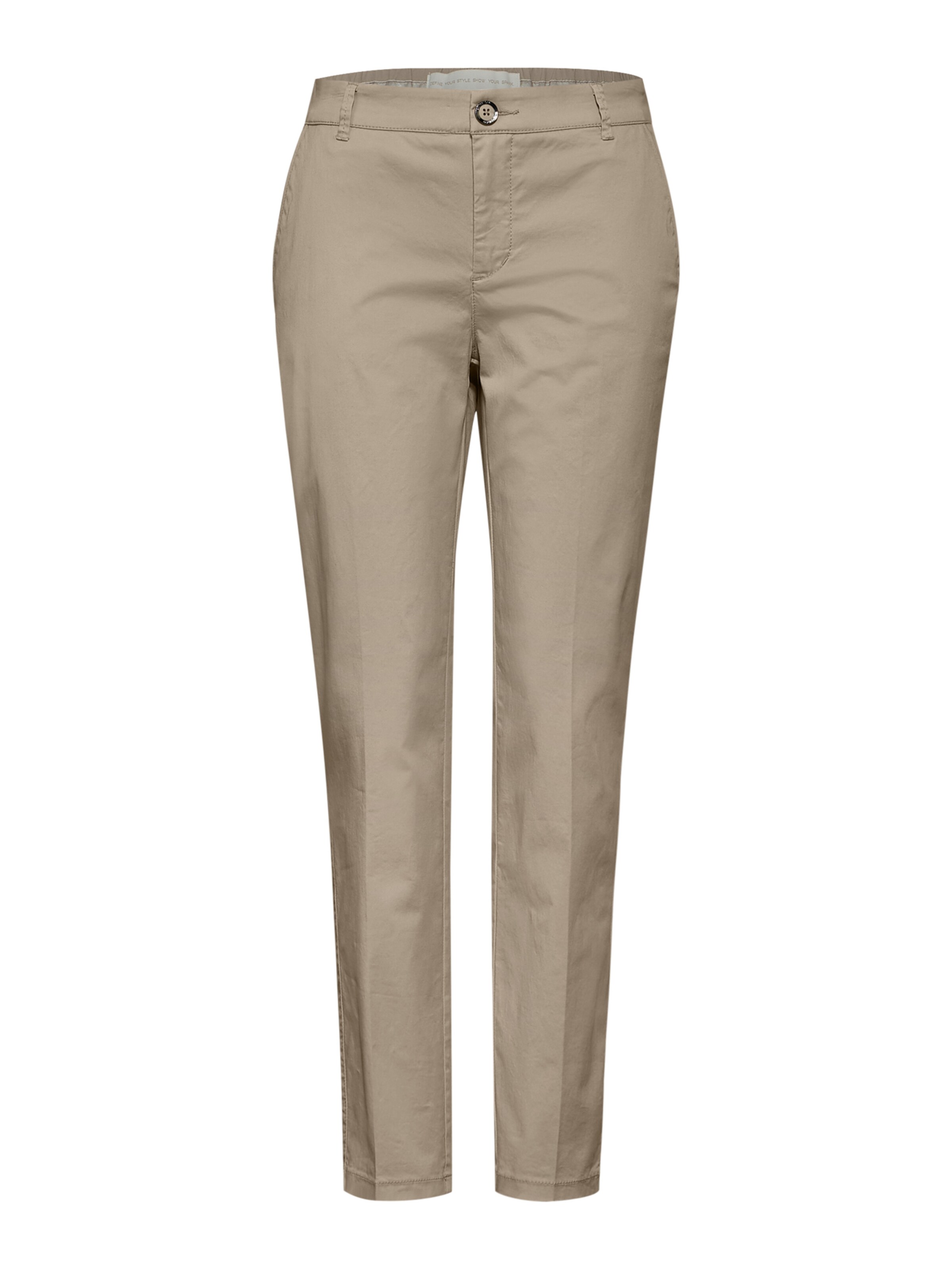 STREET ONE - Regular Calças chino em bege: frente