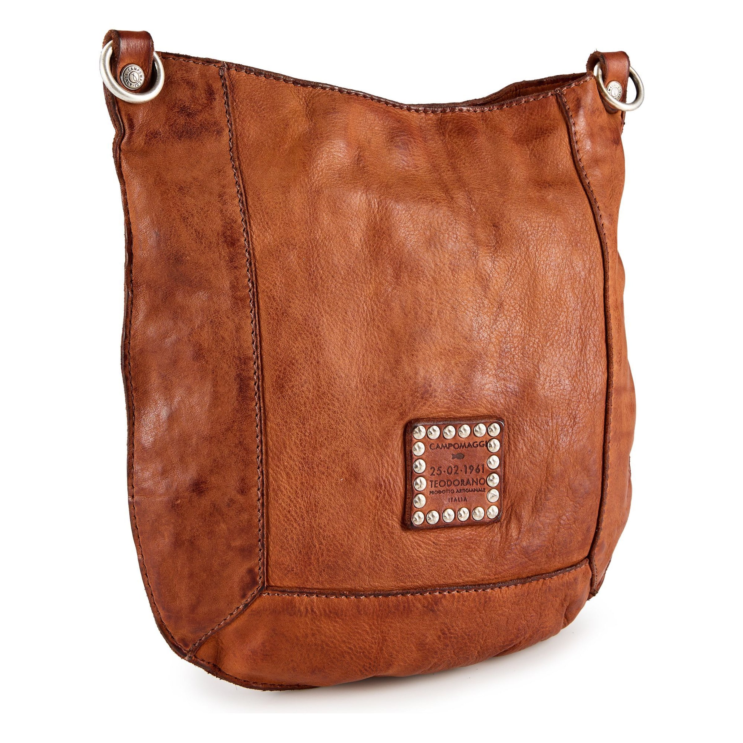 Campomaggi Schoudertas 'Nora' in Bruin