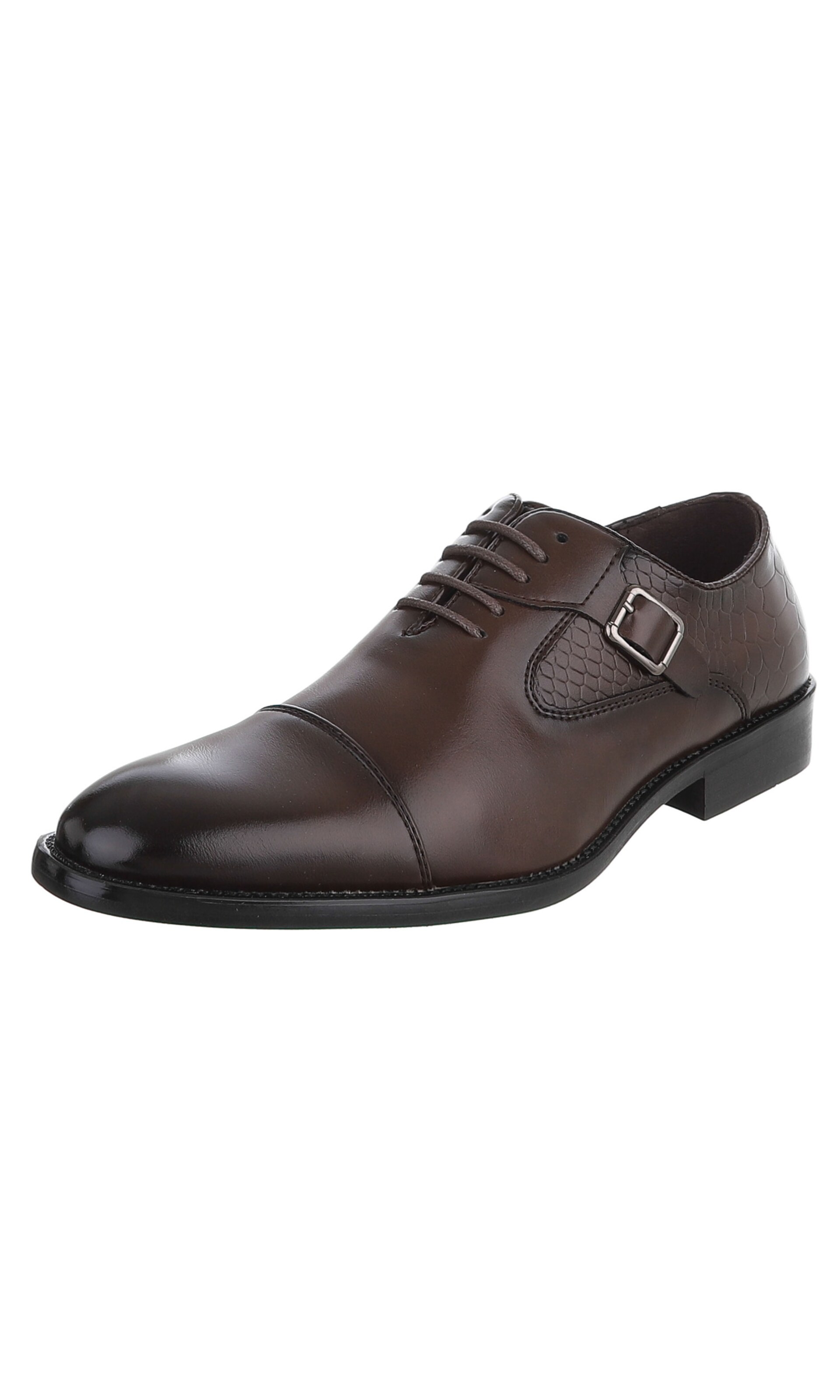 CoolWalk Lace-Up Shoes in Brown: front