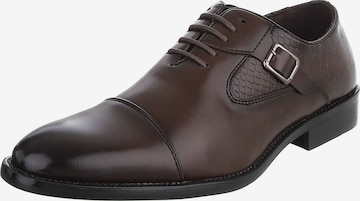 CoolWalk Lace-Up Shoes in Brown: front