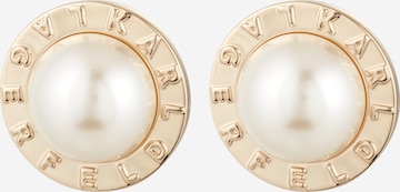 Karl Lagerfeld Earrings in Gold: front