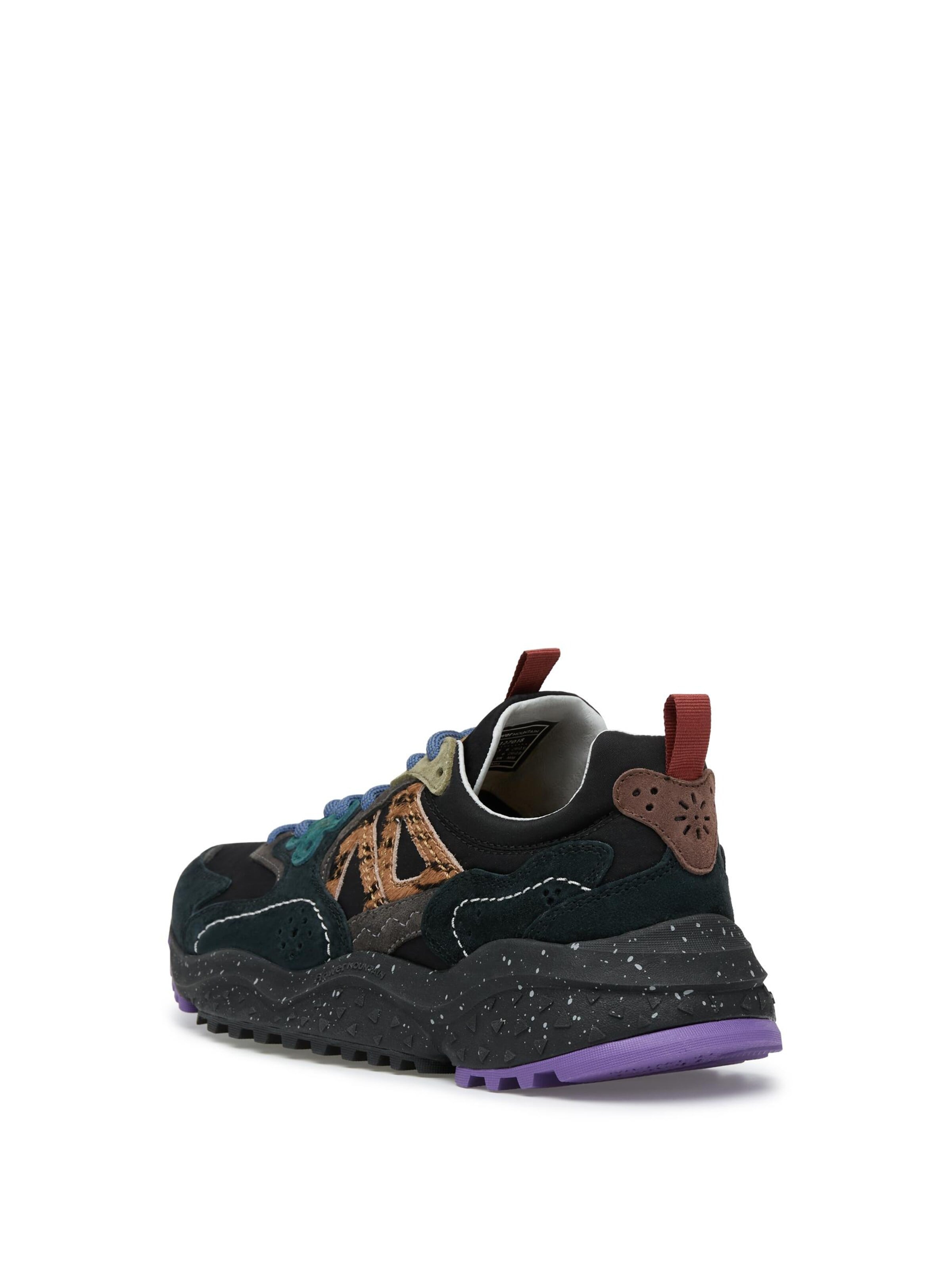 Flower Mountain Sneakers laag 'SOLIN UNI' in Zwart