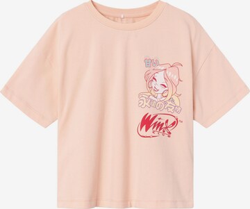 T-Shirt NAME IT en rose : devant