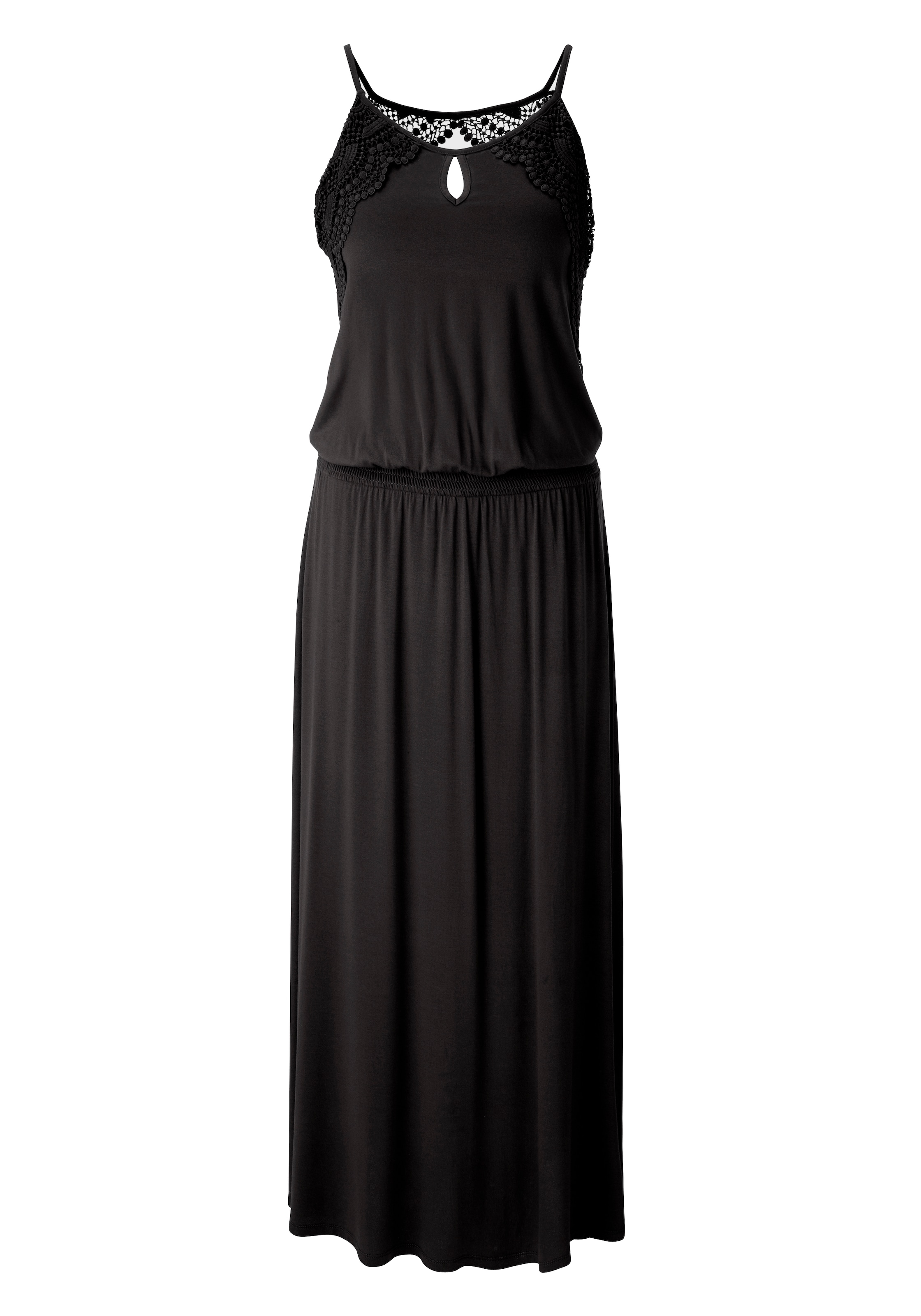 Aniston CASUAL Kleid in Schwarz: Vorderseite