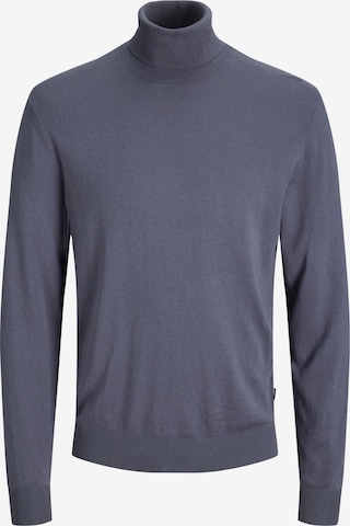 JACK & JONES Pullover 'JJEEMIL' in Grau: Vorderseite