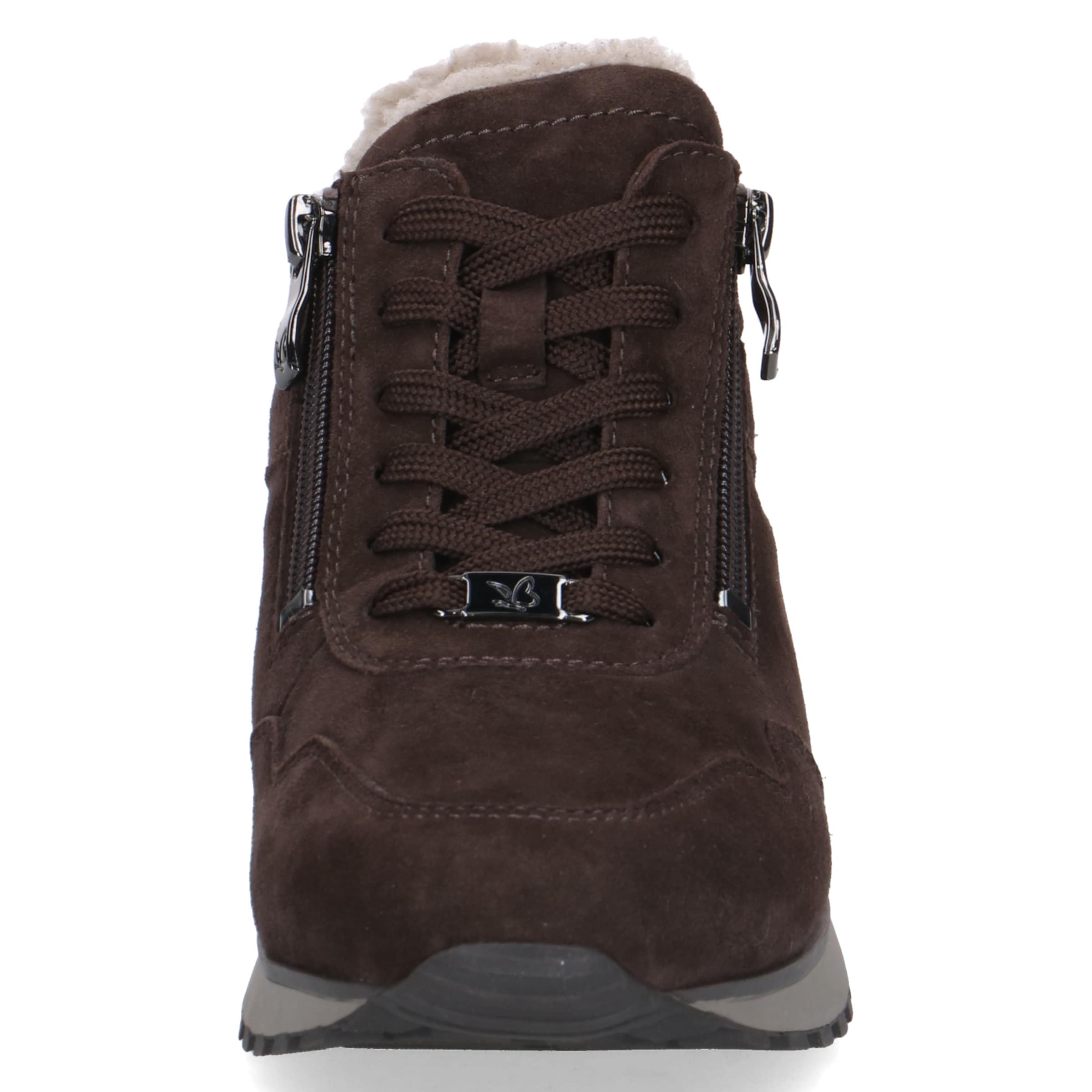 CAPRICE Lace-Up Ankle Boots 'Kaia' in Brown