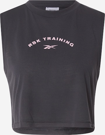 juoda Reebok Sportiniai marškinėliai be rankovių: priekis