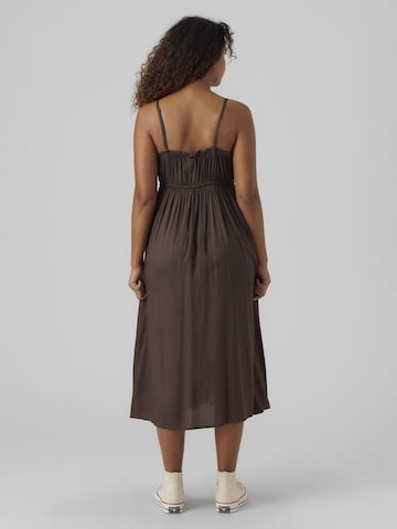 MAMALICIOUS Summer dress 'Elva' in Brown