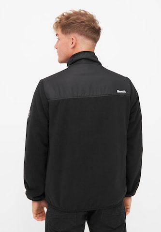BENCH Zip-Up Hoodie in Black