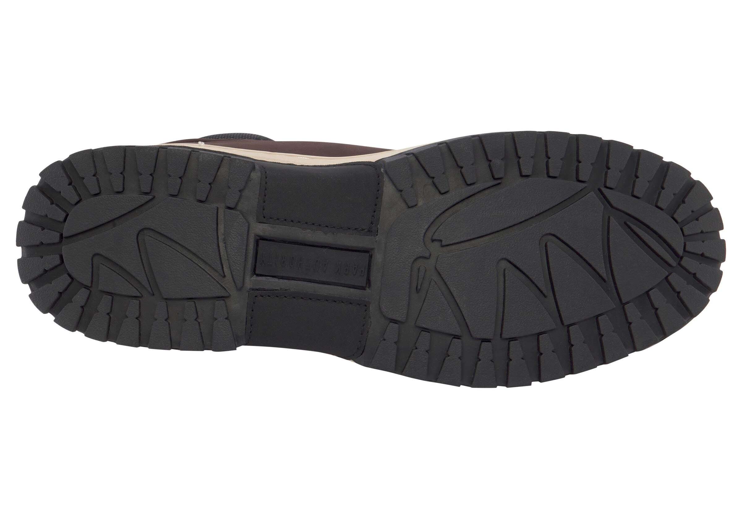 PARK AUTHORITY by K1X Lace-Up Boots 'Play Hard Territory Superior' in Brown