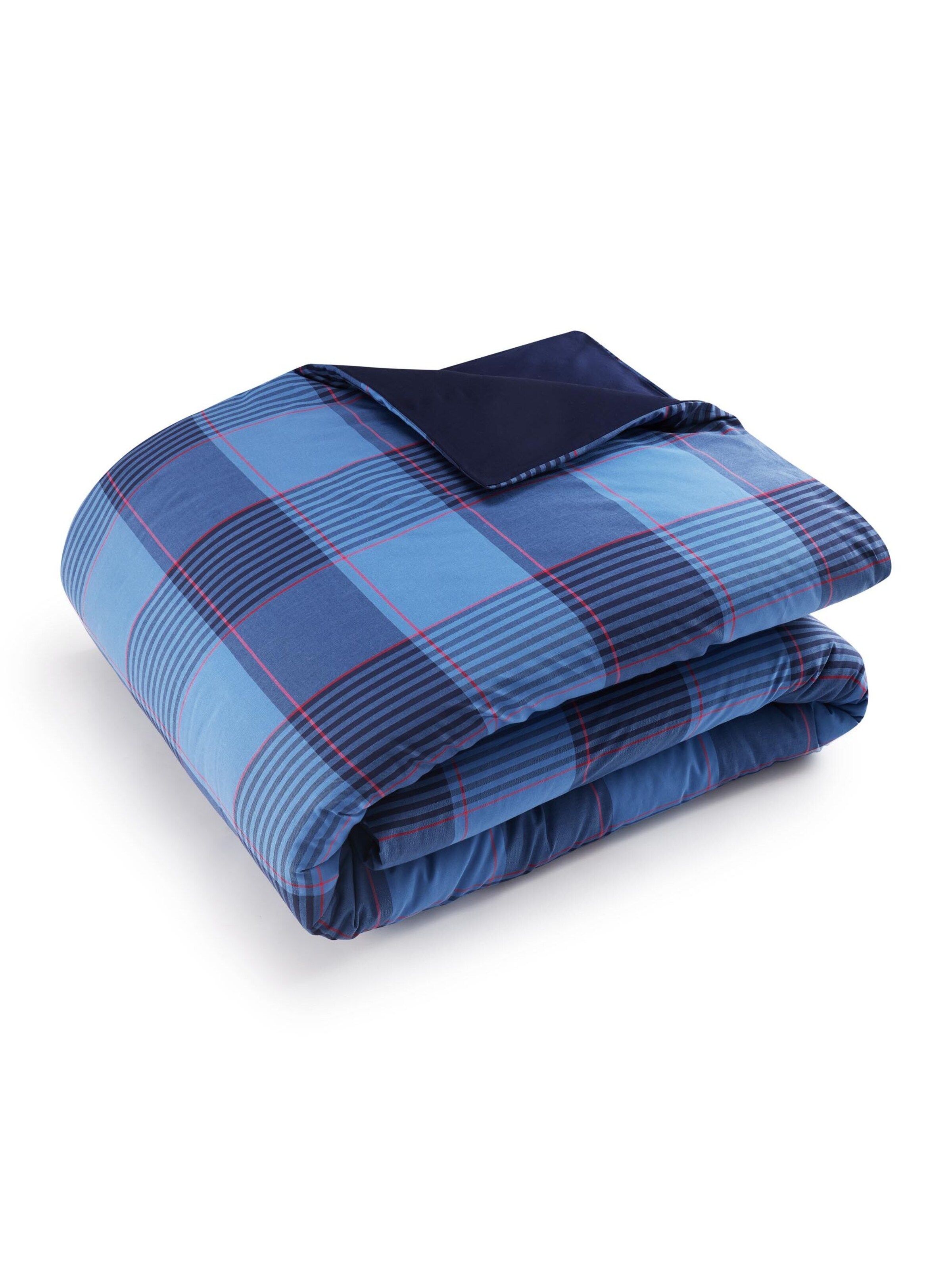 TOMMY HILFIGER Dekbedovertrek 'Brooklyn' in Blauw: voorkant