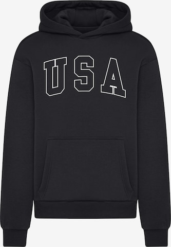 Mister Tee Sweatshirt 'USA' in Black: front