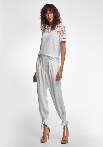 Effilé Pantalon TALBOT RUNHOF X PETER HAHN en blanc