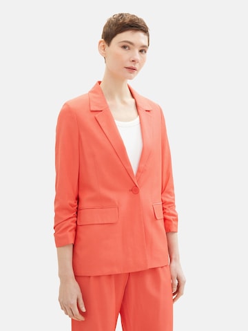 TOM TAILOR DENIM Blazer in Orange: front