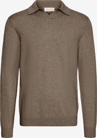 Pull-over ' CFBells' Casual Friday en marron : devant