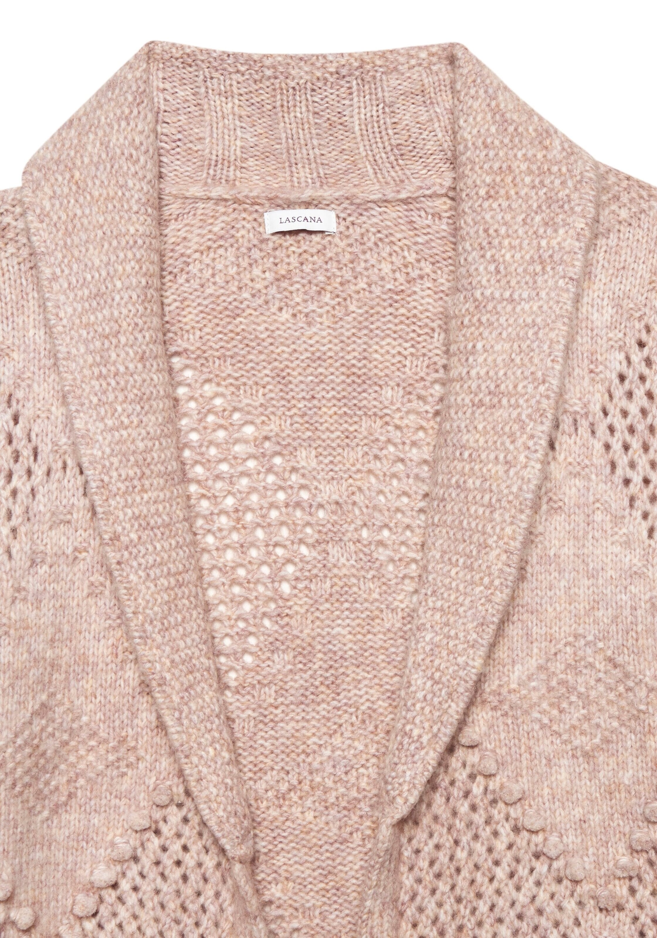 rožinė LASCANA Kardiganas