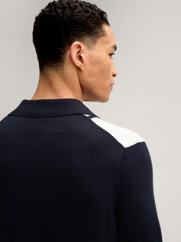 JOOP! Gebreid vest 'Kamor' in Blauw