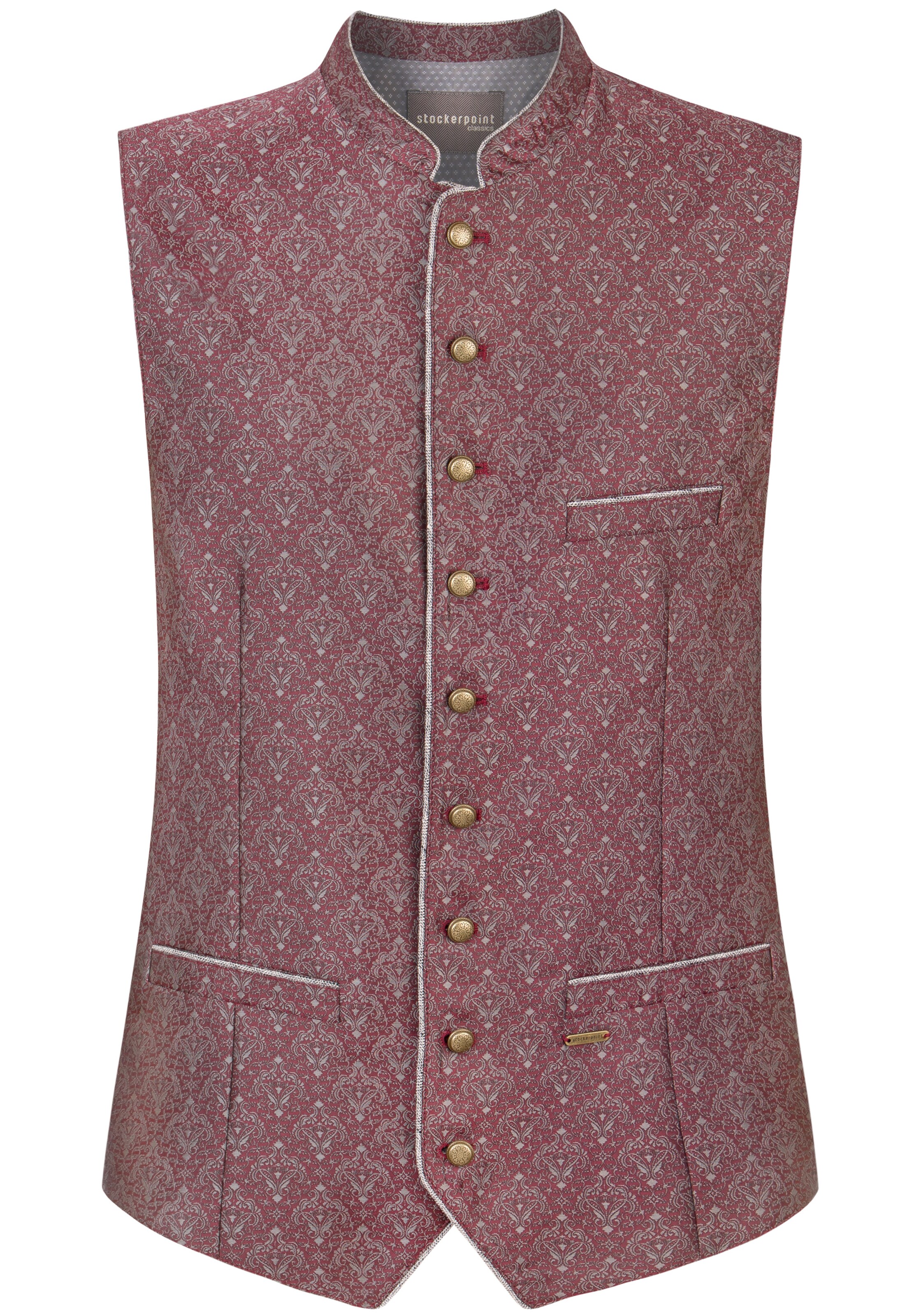 STOCKERPOINT Traditional Vest 'Morris' in Purple: front