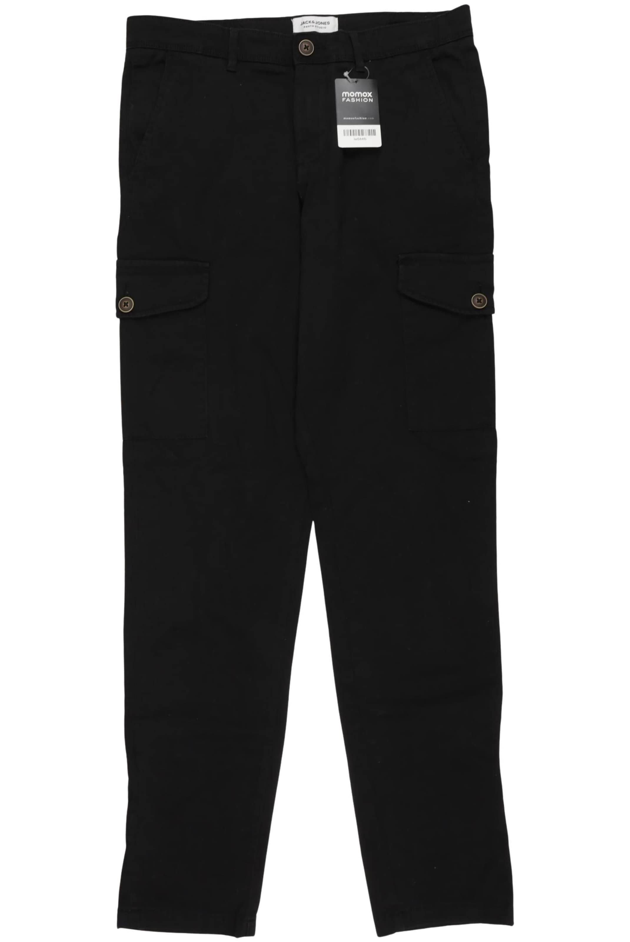 JACK & JONES Stoffhose 31 in Schwarz: Vorderseite