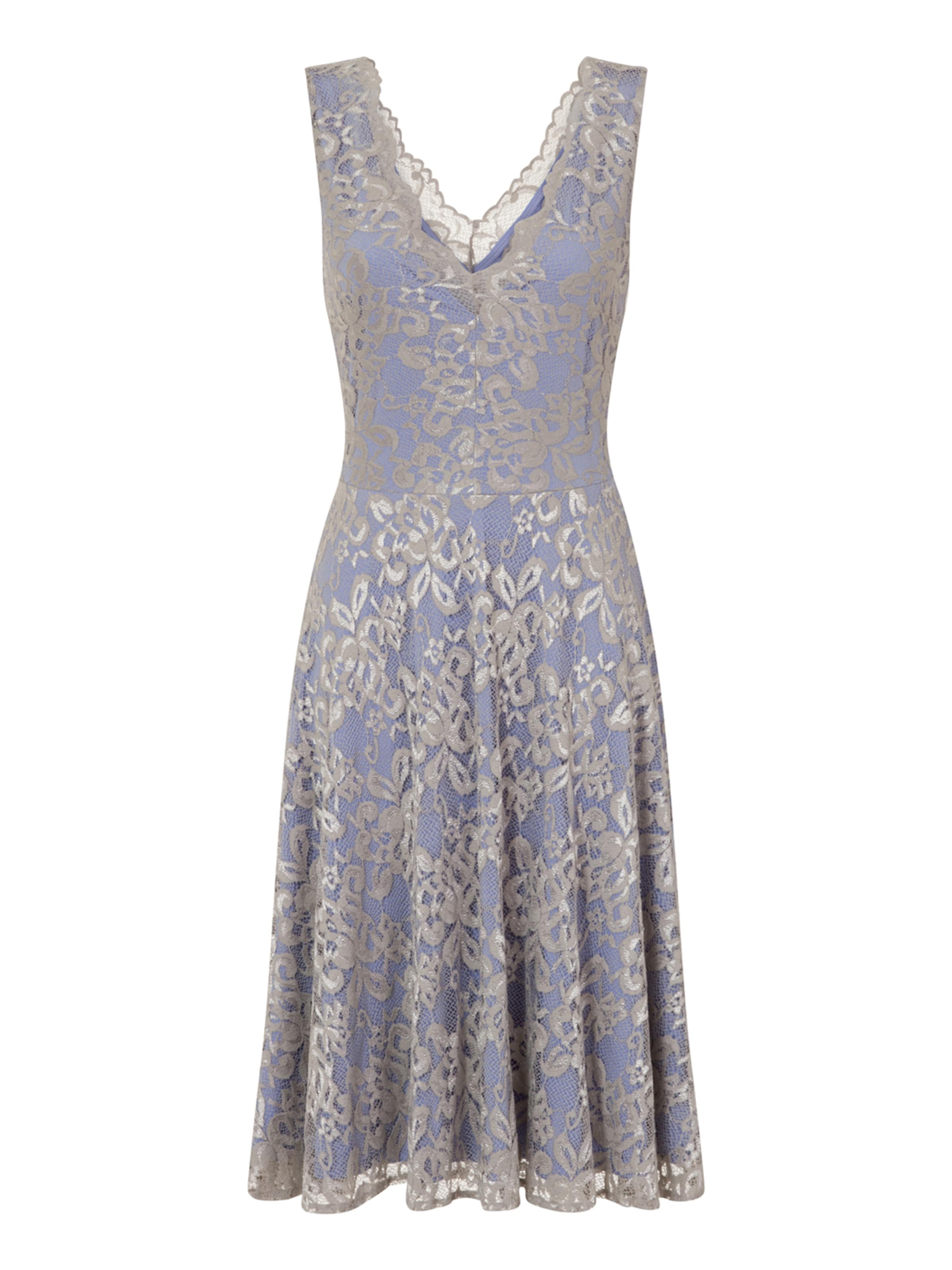 HotSquash Φόρεμα κοκτέιλ σε ασημί: μπροστά