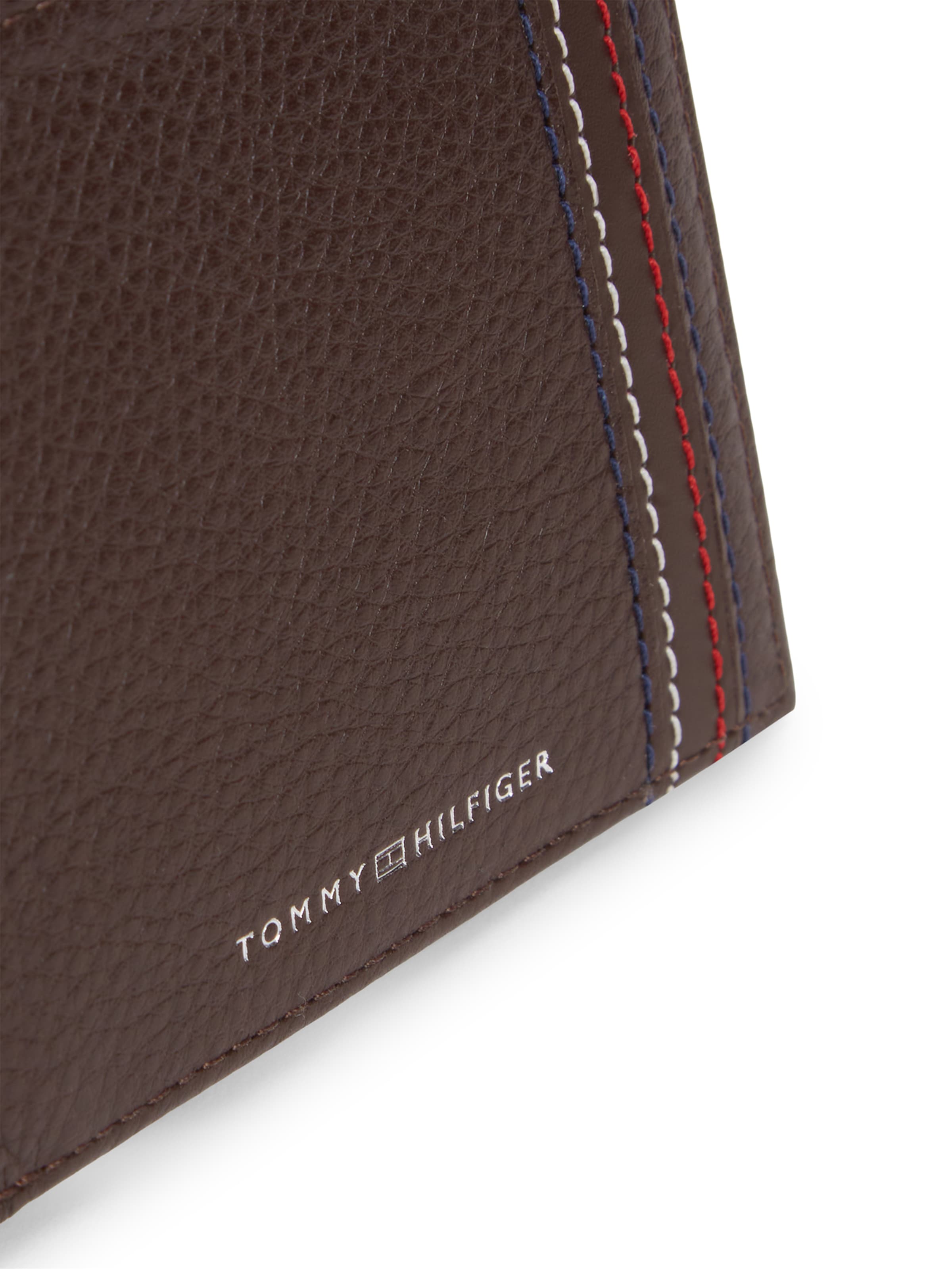 TOMMY HILFIGER Plånbok 'Central' i brun