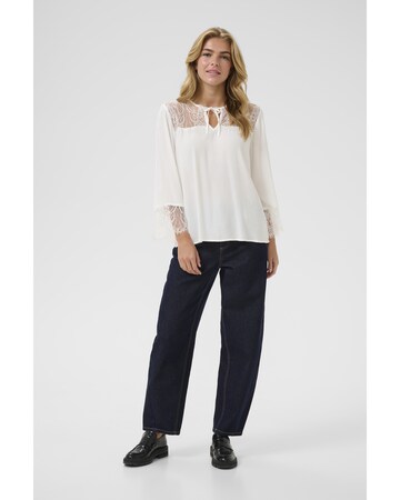 Kaffe Blouse in White