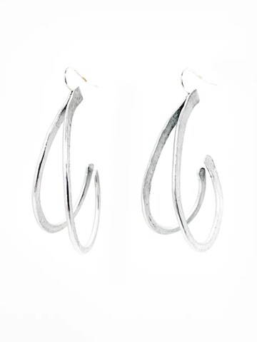 d'ecolife Essentials Earrings 'Coeur' in Silver: front