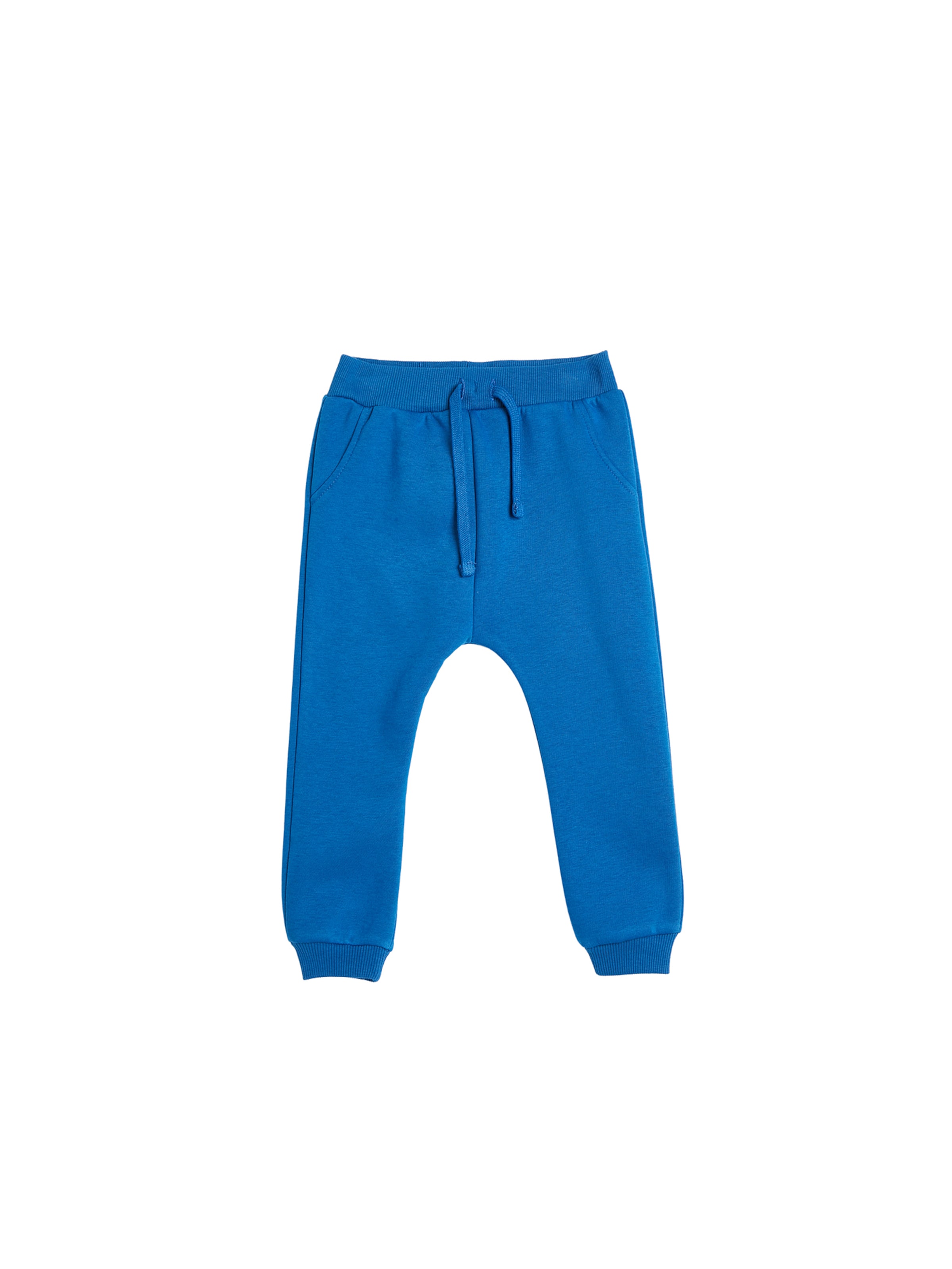 Koton Tapered Trousers in Blue: front