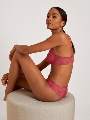 CALIDA Bralette Bra 'Modal Sense' in Red
