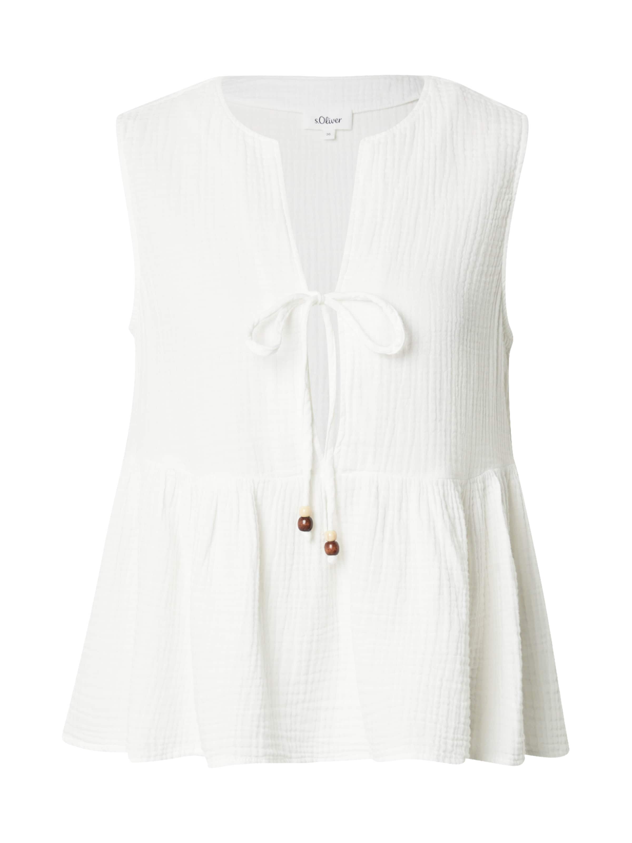 s.Oliver Μπλούζα σε μπεζ: μπροστά