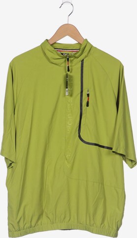 HECHTER PARIS Sweatshirt & Zip-Up Hoodie in XL in Green: front