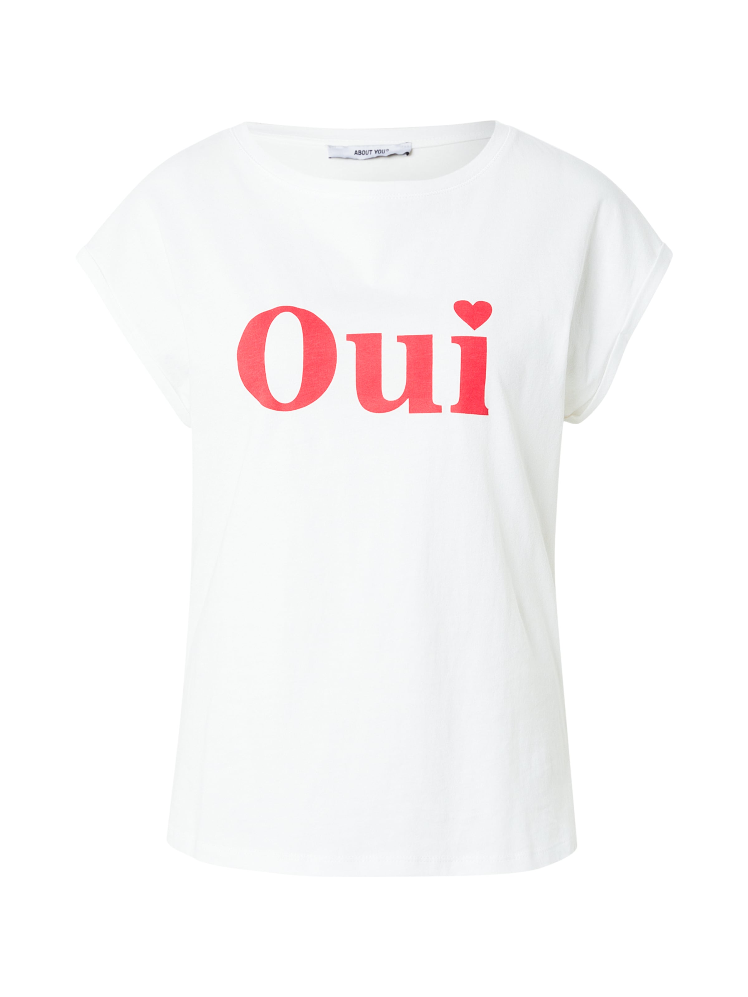 ABOUT YOU Póló 'Fanny' - fehér: elől