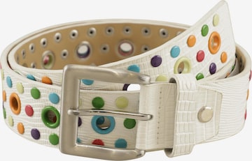 Alberto Gürtel One Size in Weiß: Vorderseite