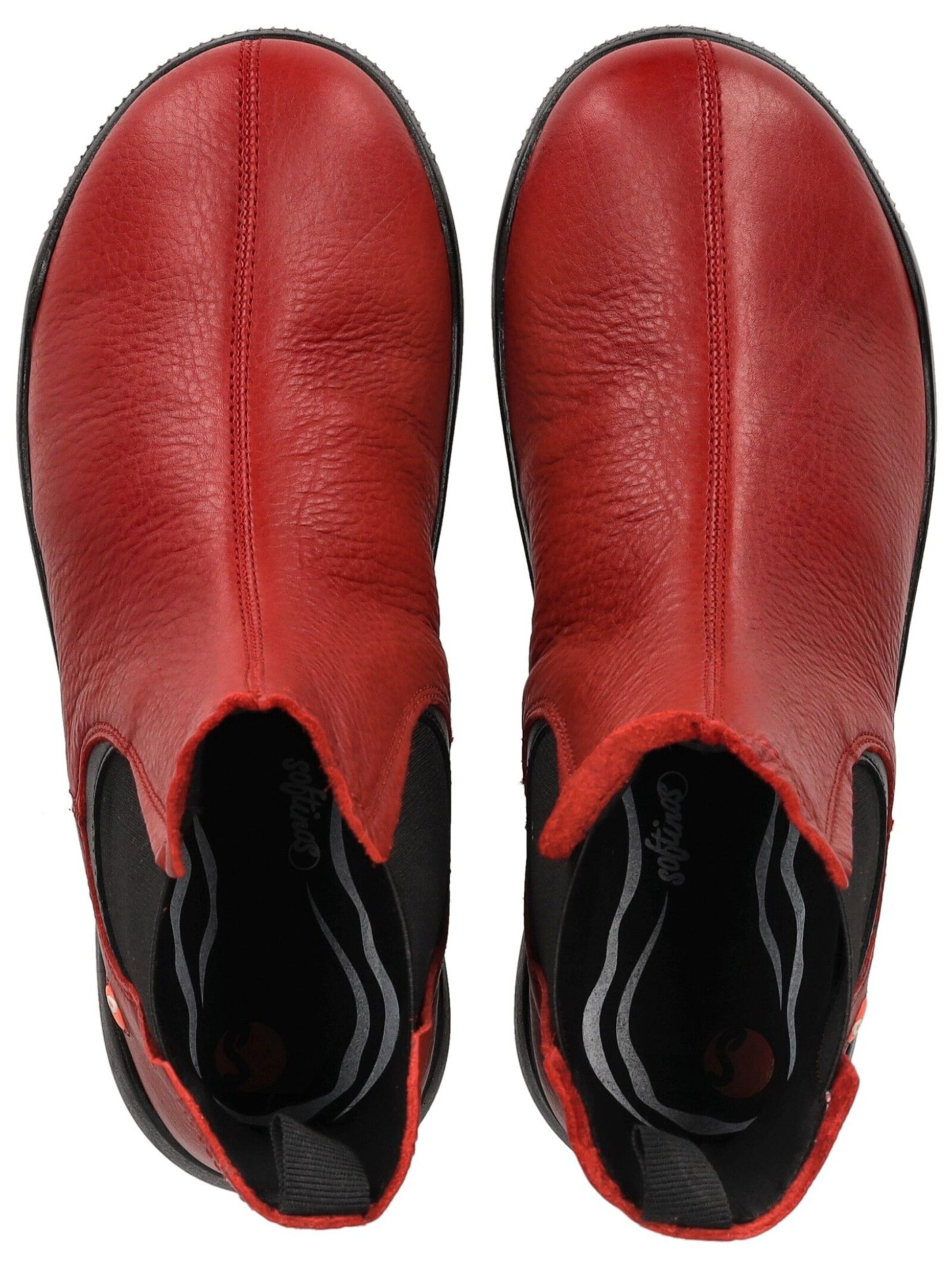 Softinos Chelsea Boots in Red