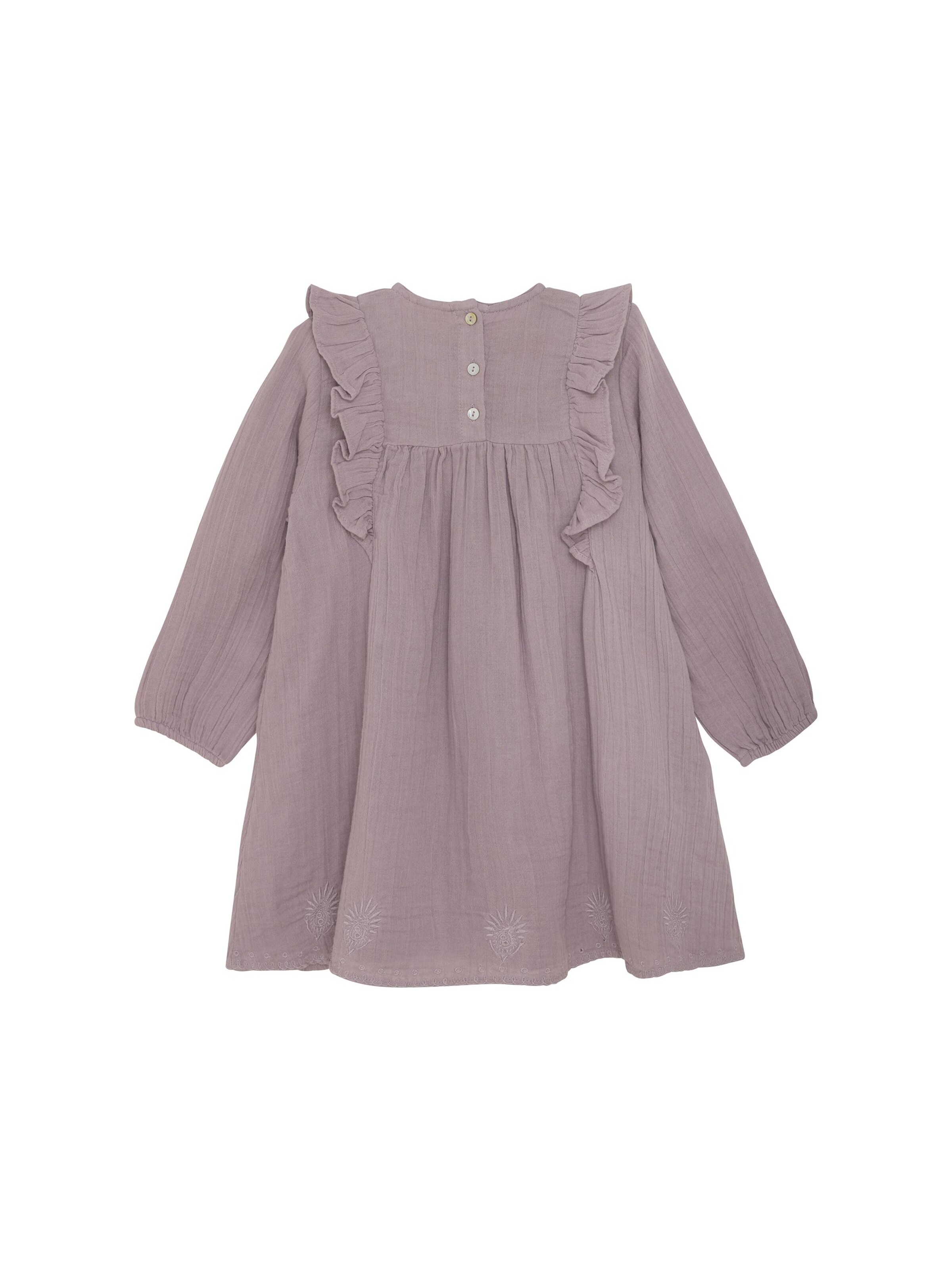 MINYMO Sommerkleid ' MIDress LS w. Emb ' in Lila