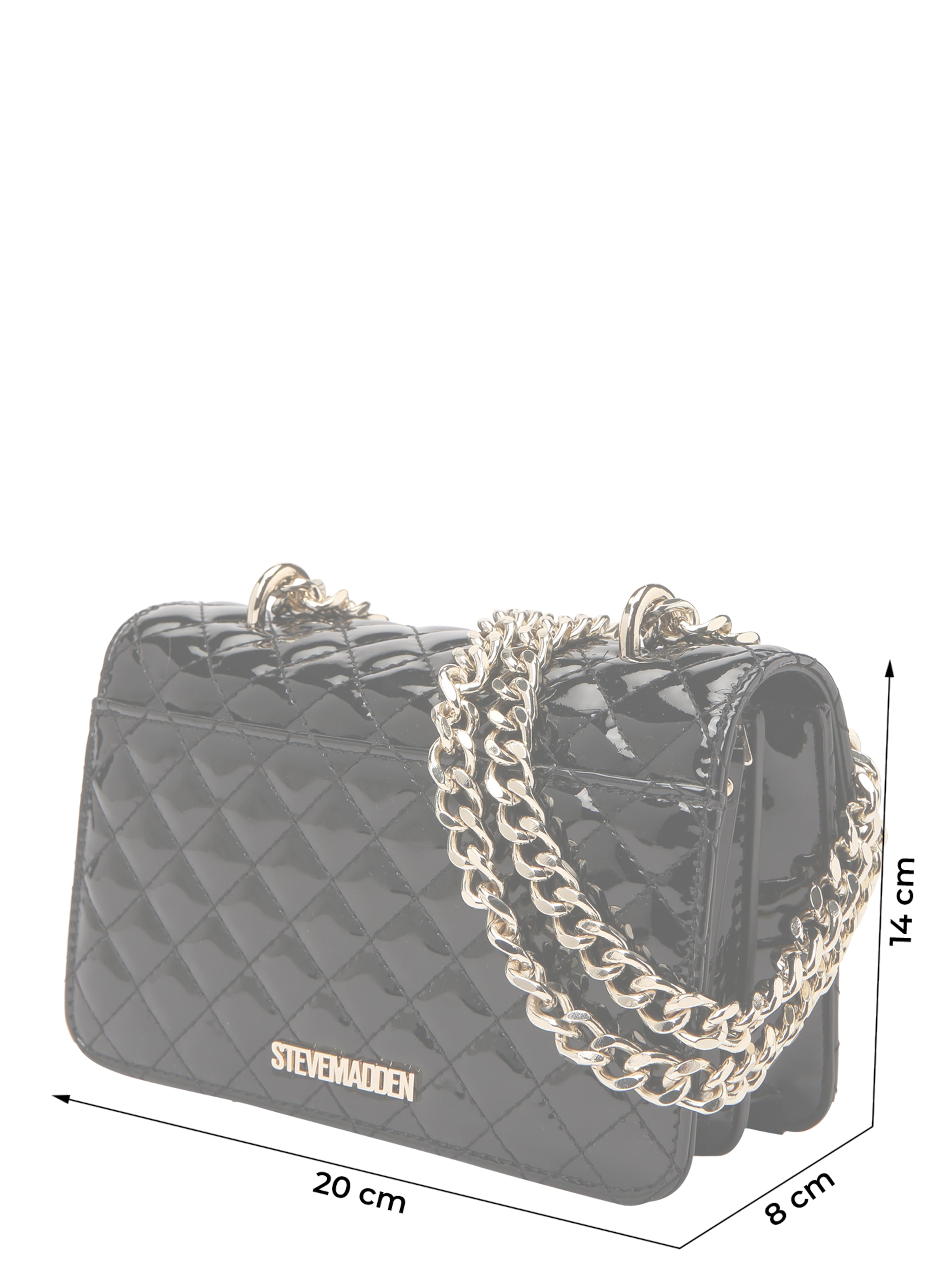 STEVE MADDEN Axelremsväska 'Bstake-Q' i svart