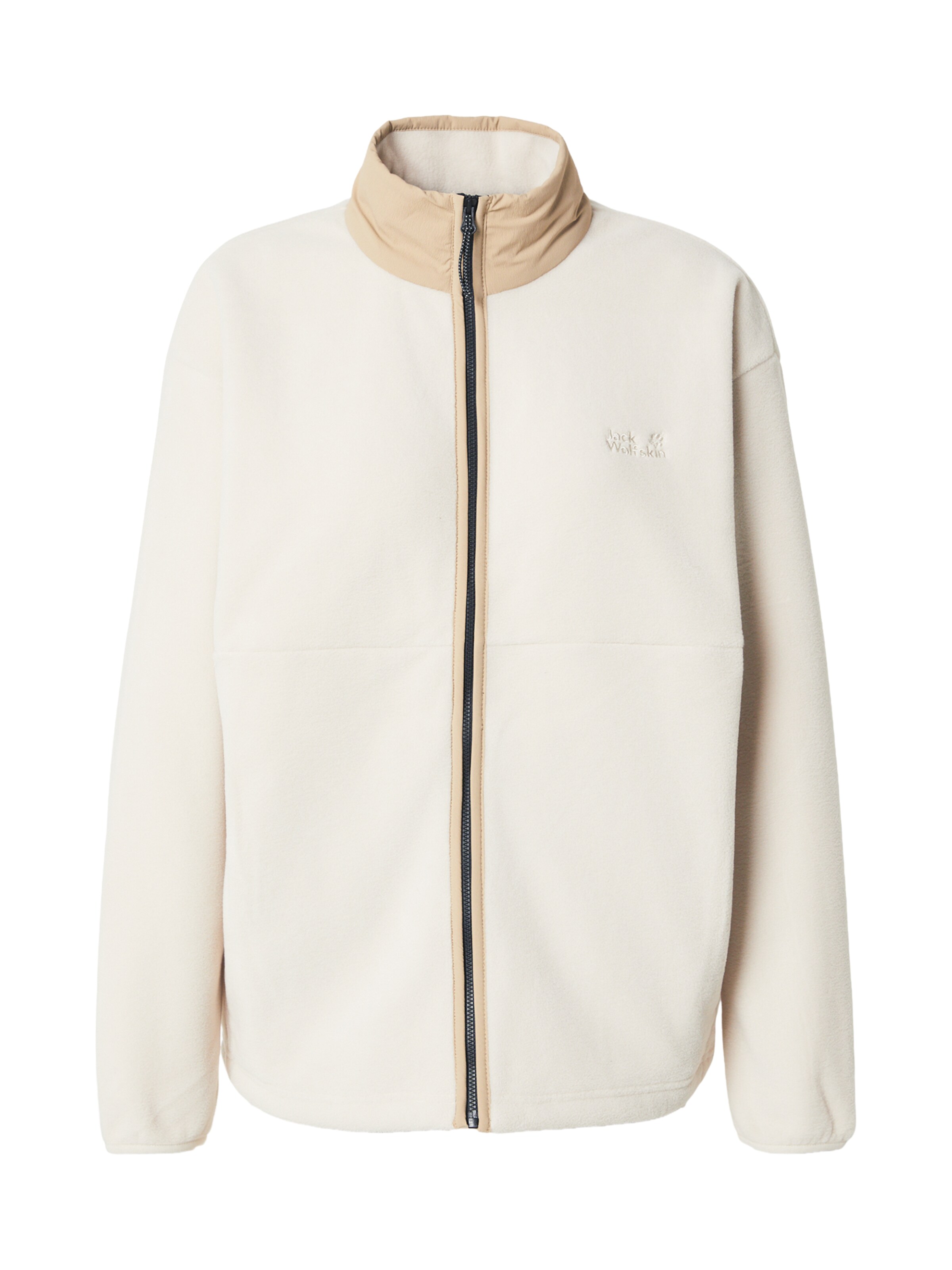 Veste en polaire fonctionnelle 'SUMETRO FZ' JACK WOLFSKIN en beige : devant