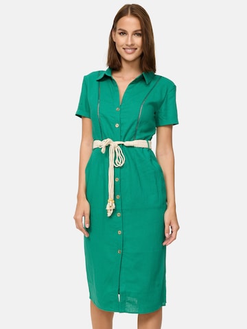 Orsay Shirt Dress in Green: front