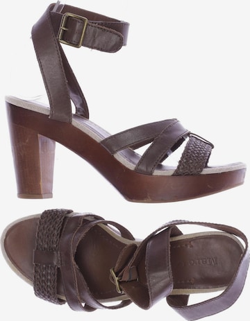 Marc O'Polo Sandals & High-Heeled Sandals in 37,5 in Brown: front