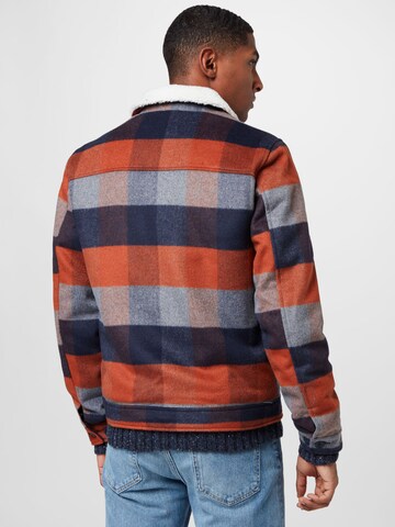 INDICODE JEANS Between-Season Jacket 'Sherlock' in Orange