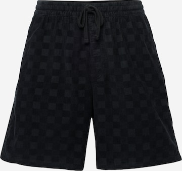 Loosefit Pantaloni de la VANS pe negru: față