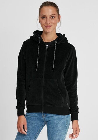 Oxmo Sweat jacket 'Nicky' in Black: front