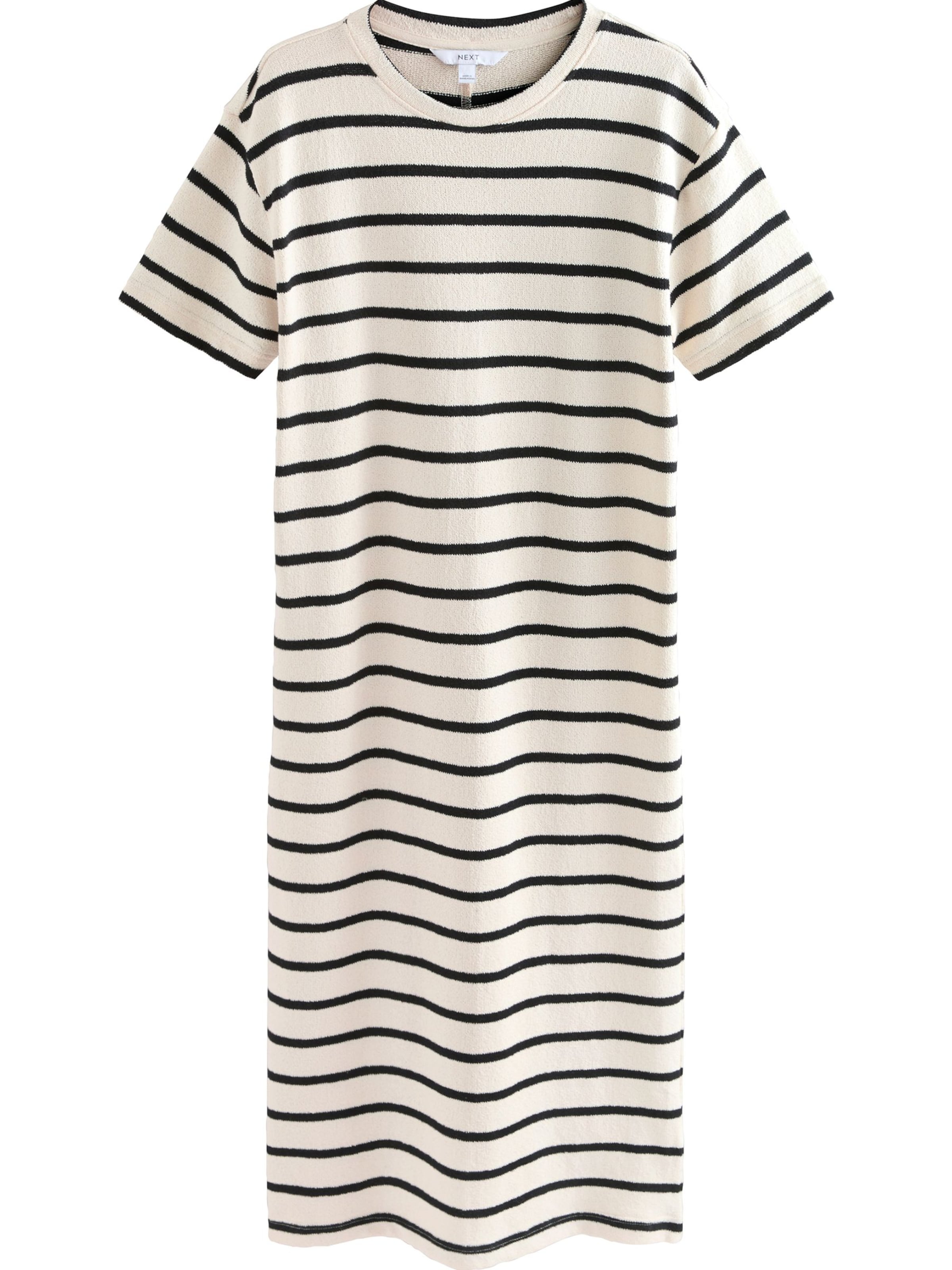 Next Úpletové šaty - černá / bílá, Produkt