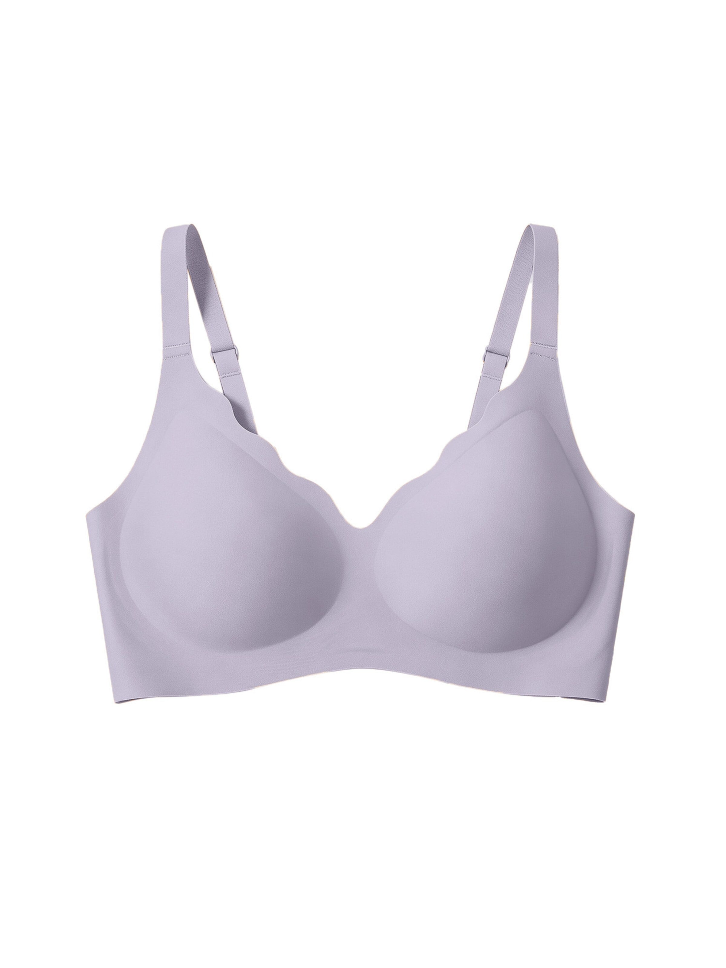 SHARICCA Push-up Bra 'SHARICCA Seamless Wireless Bra' in Purple: front