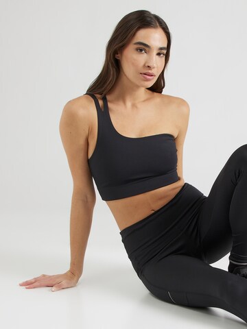Girlfriend Collective Bralette Sports Bra 'Uma One' in Black: front