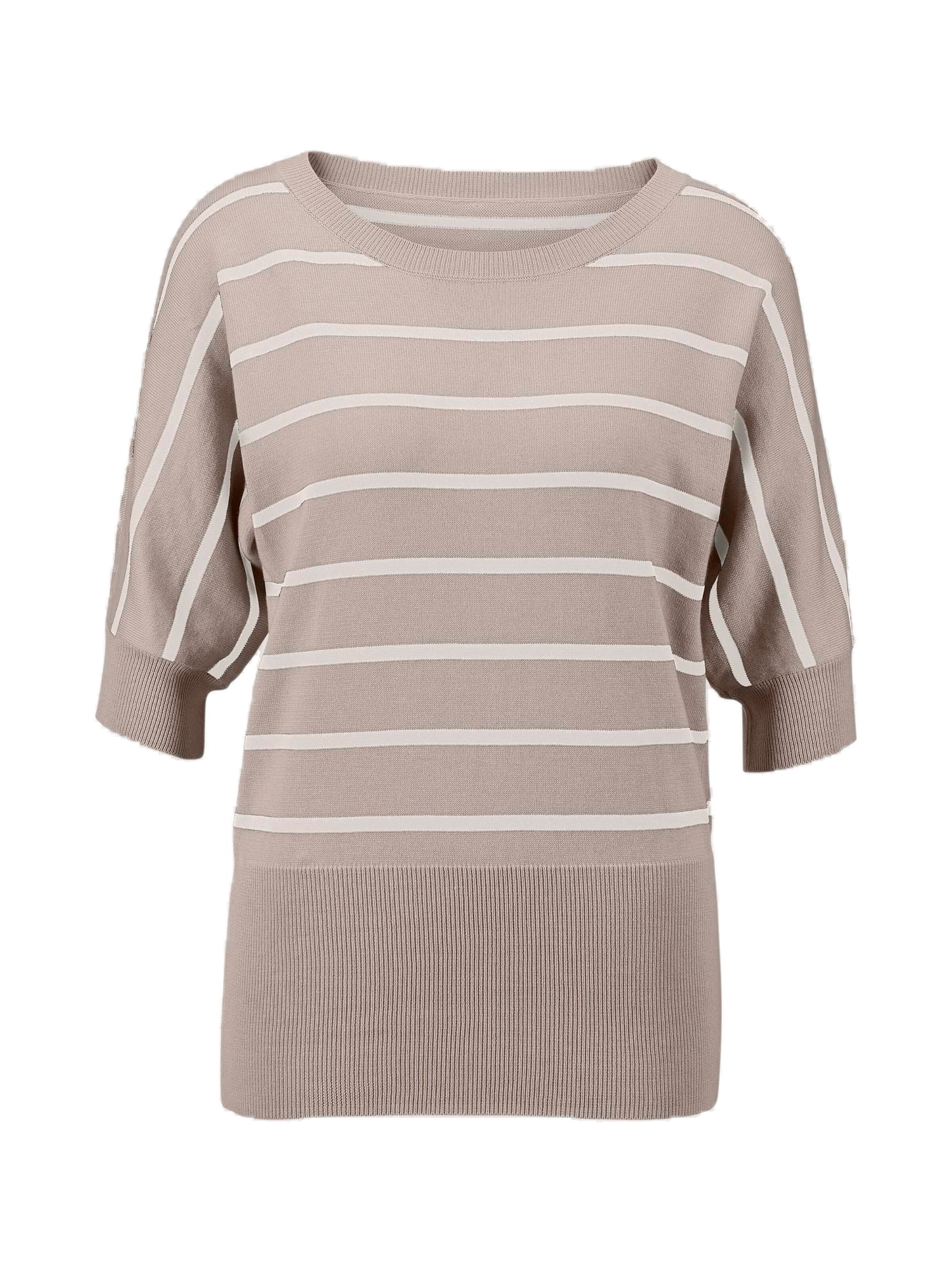 MADELEINE Trui in Wit: voorkant