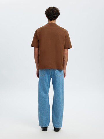 SELECTED Bluser & t-shirts i brun