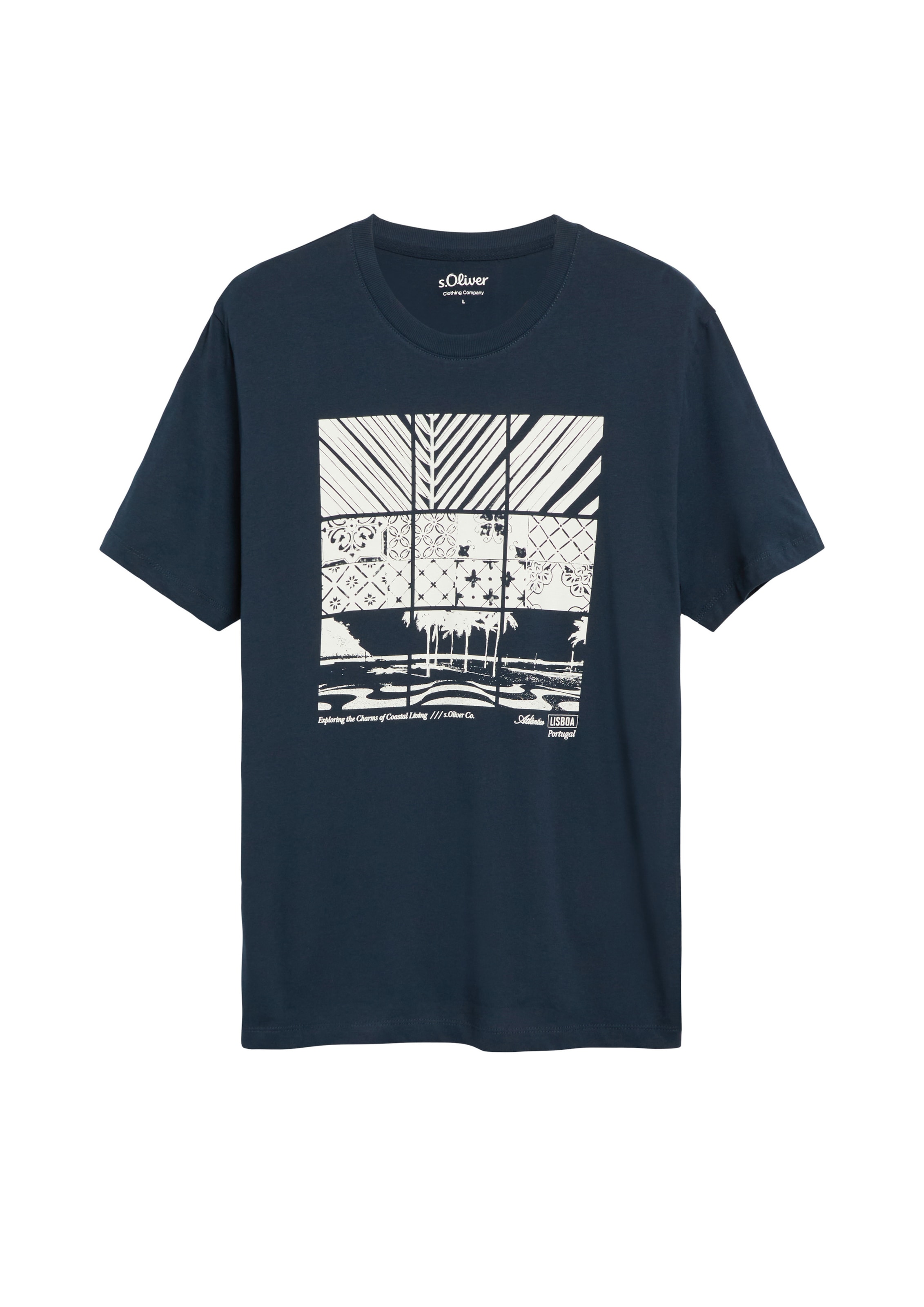 s.Oliver Shirt in Blue: front